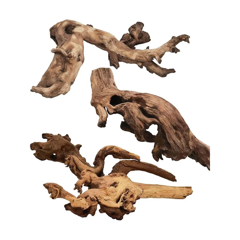 Aquarium Driftwood - 水槽装飾用天然流木 魚タンク造景飾り 沈没木 木の幹 5-40cm 水槽アクセサリー