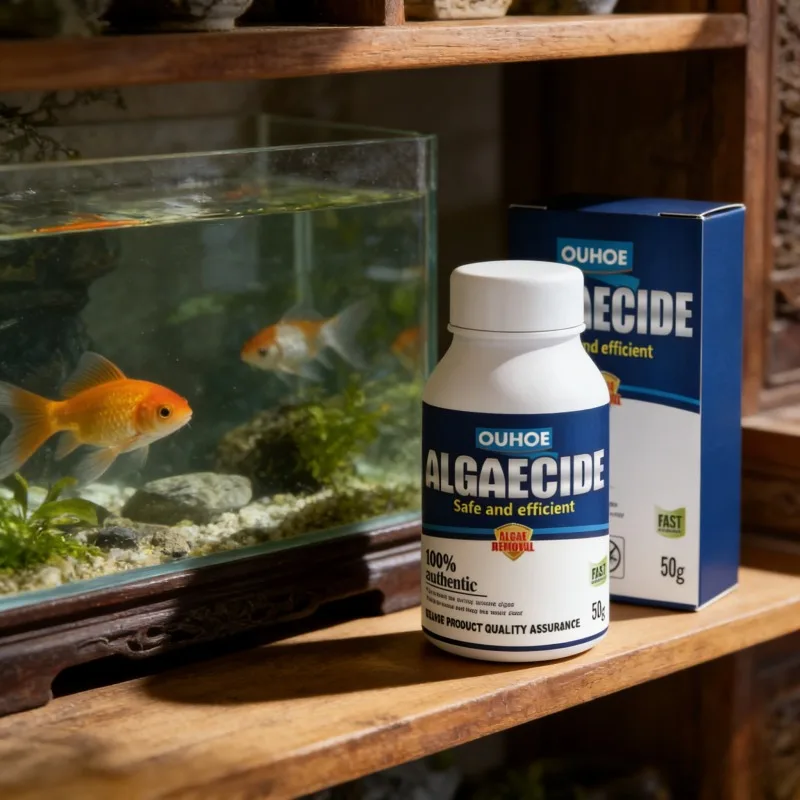 Aquarium Moss - 50g高効率藻類駆除剤、水槽・池の藻類・苔の抑制、緑水減少、水質浄化