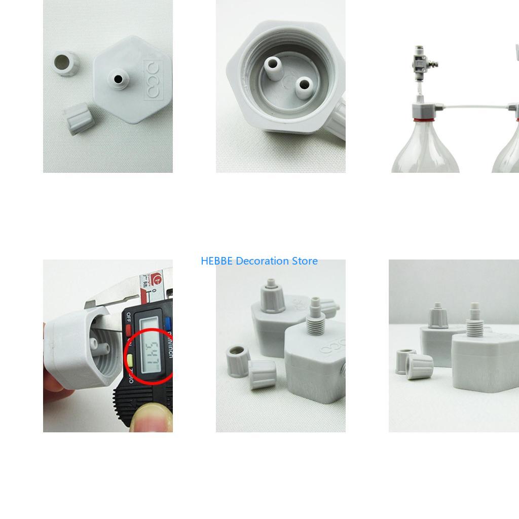 Aquarium Liquid Carbon - B0KC 水族館植栽システムキット DIY CO2 発生器クイックツイストプラスチックボトルキャップ