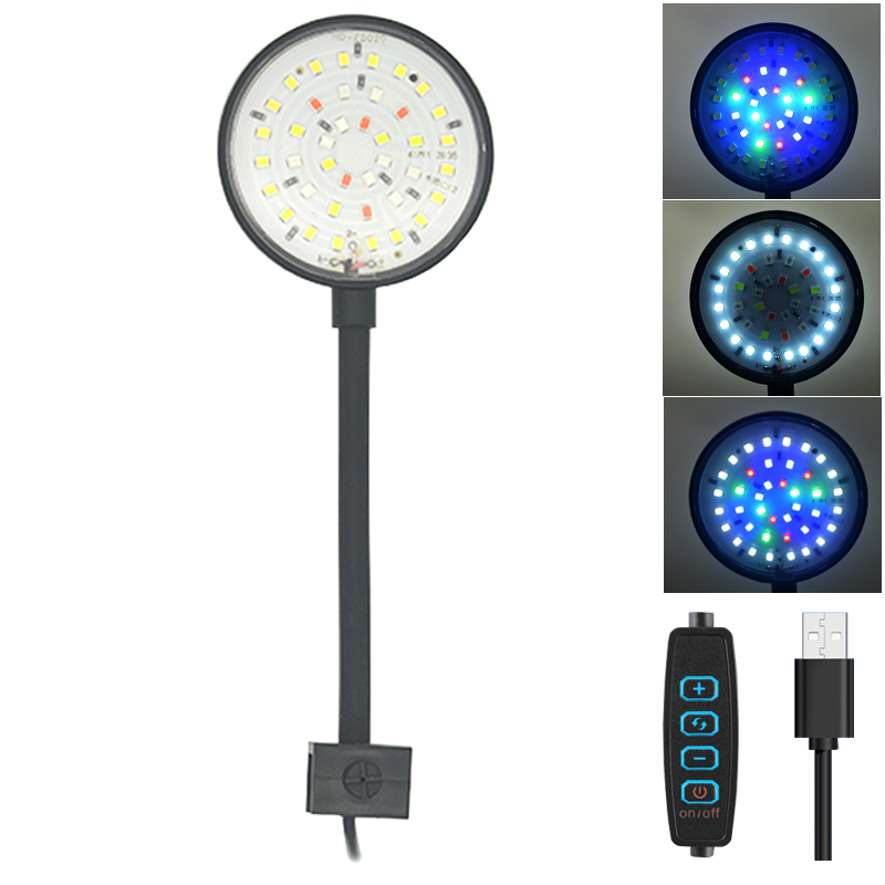 USB 水族館 LED ランプ水槽ライト装飾水生植物複数のモ - Aquarium Plant Light のレビューと価格