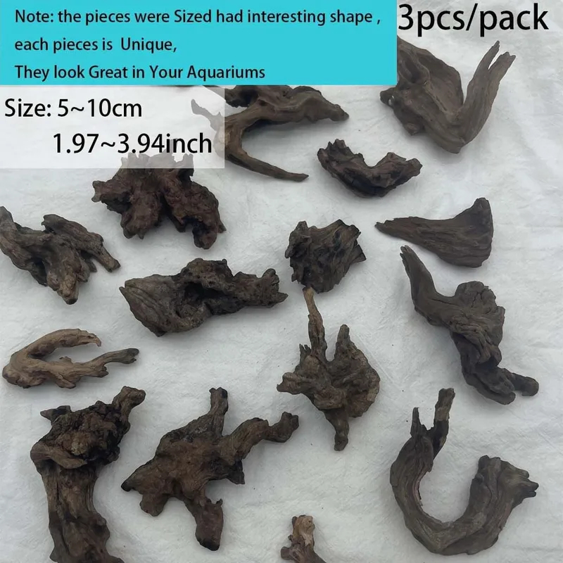 水槽装飾用天然流木 魚タンク造景飾り 沈没木 木の幹 5-4 - Aquarium Driftwood のレビューと価格
