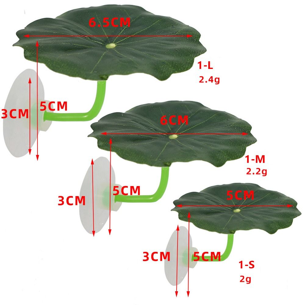 プラスチック製のベタ用休憩葉、模造蓮の葉/人工葉の休憩場/隠 - Aquarium Plants Live のレビューと価格