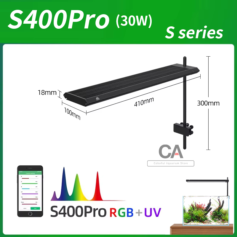 WEEK AQUA Sシリーズ RGB+UV フルスペクトル - Live Plant Aquarium のレビューと価格