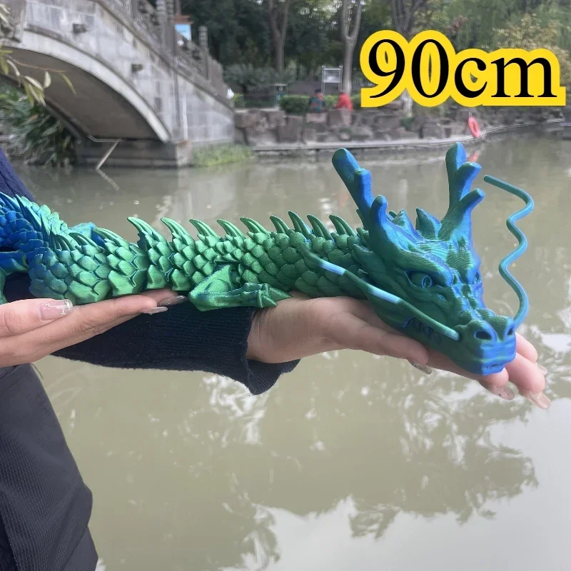 90cm 3Dプリント中国龍フィギュア、可動式ドラゴンオーナ - Planted Tank のレビューと価格