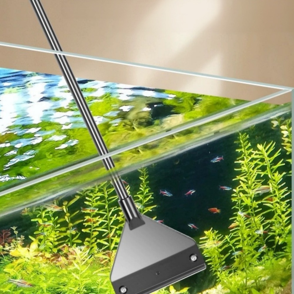 手持ち式の水槽用カーボンファイバー製クリーニングツール。平ら - Aquarium Liquid Carbon のレビューと価格