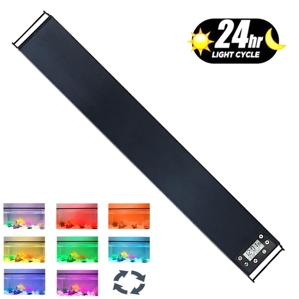120cm水槽用、24時間365日対応のフルスペクトルLED - Aquarium Plant Light のレビューと価格