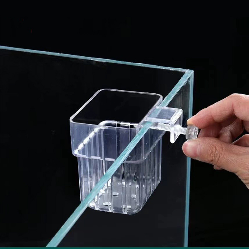水槽植物ホルダー透明吊り下げポット水槽用水生植物栽培アクアス - Aquarium Plants Live のレビューと価格