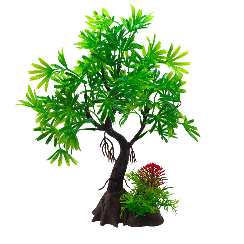 水槽DIY人工水槽装飾植物ツリーオーナメント水生植物草装飾ア - Live Plant Aquarium のレビューと価格