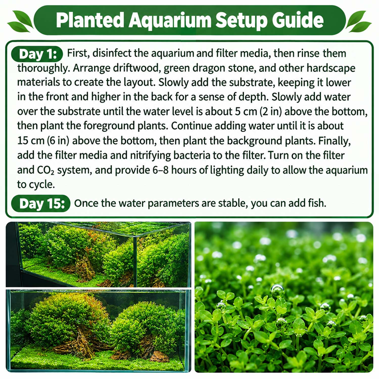 水槽用植物培地、水槽レイアウト用砂利、天然素材、魚槽用底砂、 - Aquarium Moss のレビューと価格