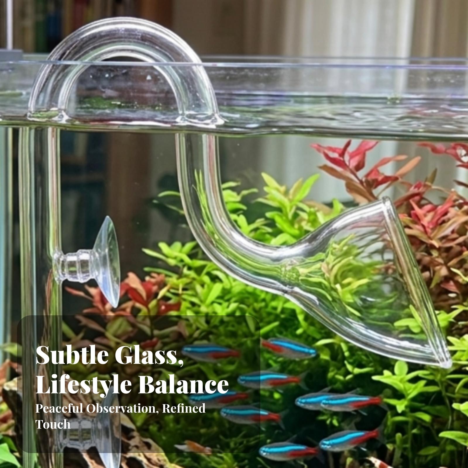 水槽フィルターの吸水口と排水口用透明リリーパイプセット、アク - Aquarium Planted Tank Filter のレビューと価格