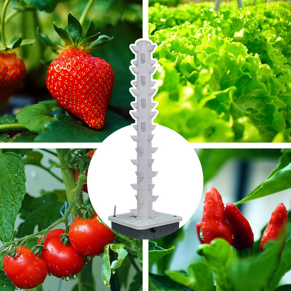 垂直水耕栽培タワー エアロポニックタワー ハーブ、果物、野菜 - Planted Tank のレビューと価格