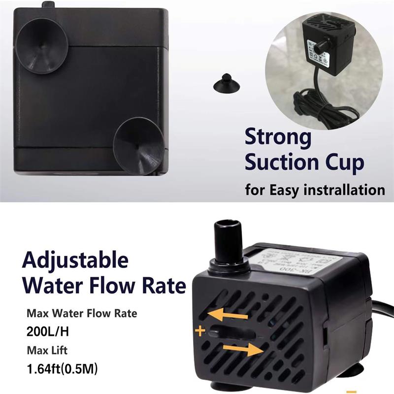 ミニ水槽ウォーターポンプ簡単設置取り外し可能クリーニング超静 - Planted Aquarium Cleaning のレビューと価格