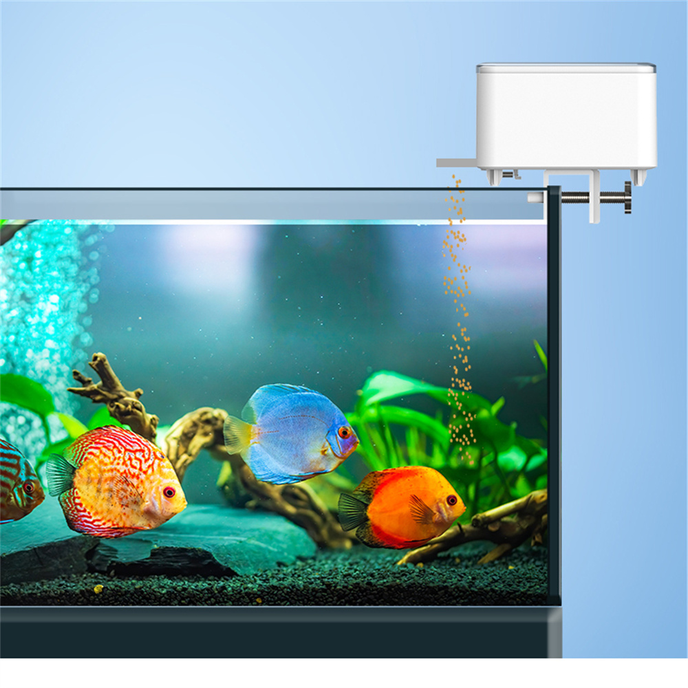 WiFi スマート自動フィーダー水族館金魚タイミングフィーダ - Aquarium Fertilizer のレビューと価格