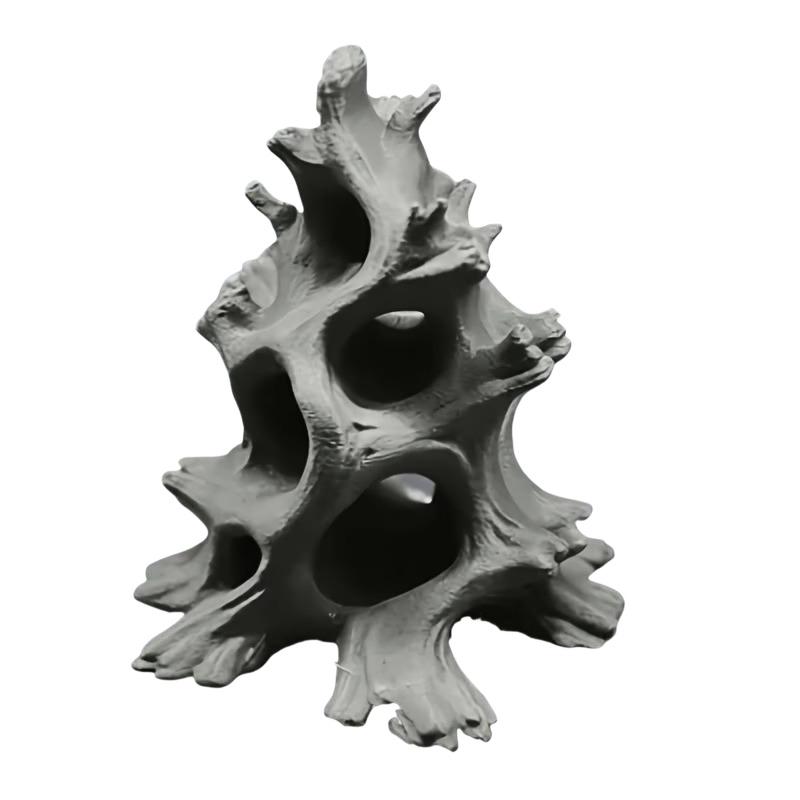 隠された複数の穴が付いた、自然な風合いのドリフトウッド製の魚 - Aquarium Driftwood のレビューと価格