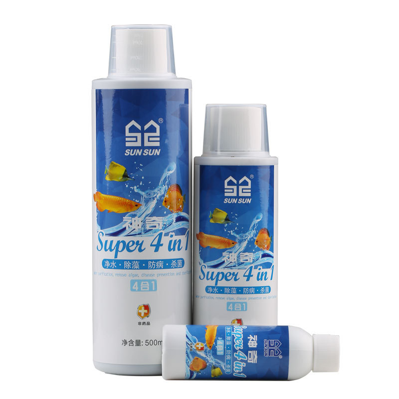 サンサン 4-in-1 水槽ウォーターコンディショナー -  - Planted Aquarium Algae Control のレビューと価格