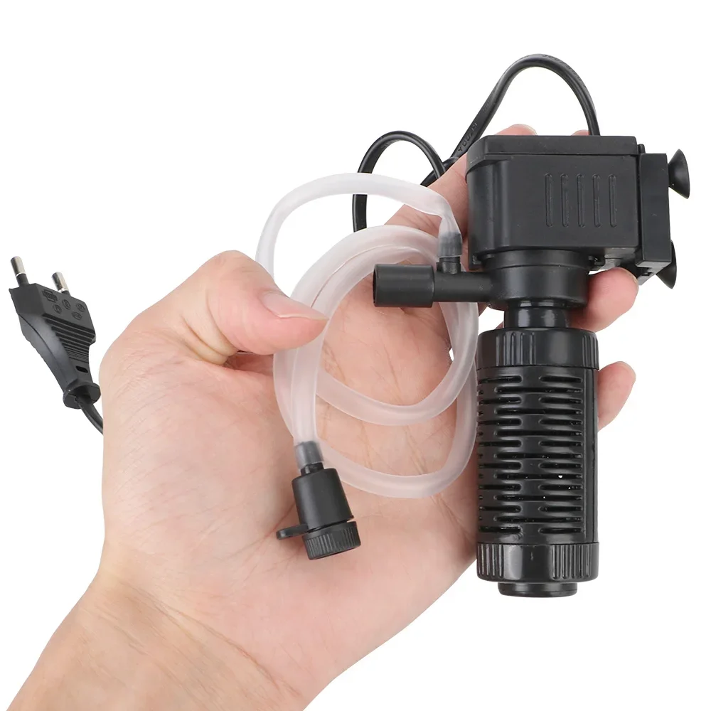 小型水槽用フィルター、静音水中ポンプ、200L/Hの流量、酸 - Planted Aquarium Cleaning のレビューと価格